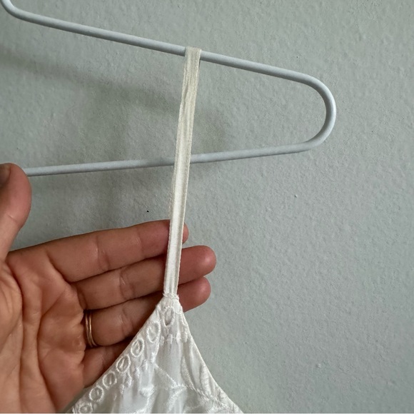 Joie Cotton Silk Blend Lace Ivory Mini Summer Sun Dress Size Small Made In India - Picture 3 of 14